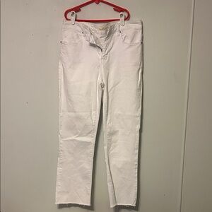 Classic White Straight Leg Women's Jeans